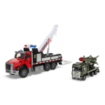 Автовоз 19*8*5,5см. + военная машинка, в ассорт. коробка W2213-19