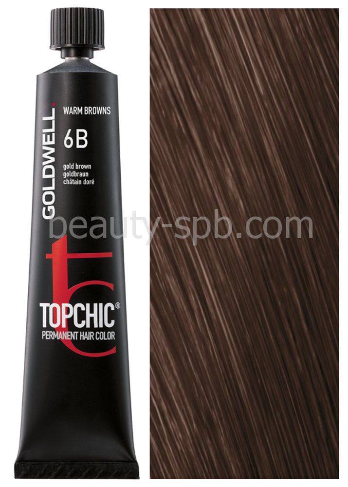 Goldwell Topchic 6B коричневый золотистый 60 мл