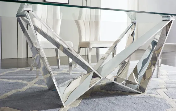 Обеденный стол Stellmar 200х100 см, закаленное стекло