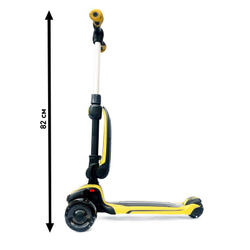 Самокат Moby Plus RO-101 black-yellow (Черно-Желтый)