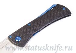 Нож Marfione Custom Closer Carbon Blue Limitedфотография - 3