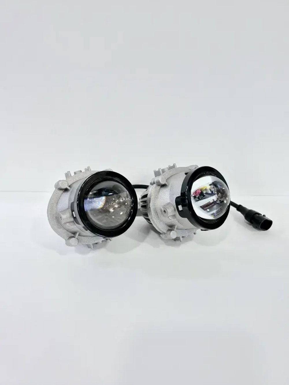 WD-067 / ПТФ Линза KIA / Hyundai 40W 1 Режим белый свет / Противотуманные фары автомобильные светодиодные / туманки LED ПТФ на КИА / Хендай / комплект 2 шт