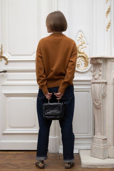 Джемпер Л.Т., 100% шерсть ягнёнка, цвет орех.