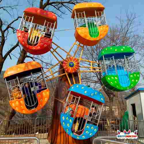 Детское колесо обозрения «Солнышко» — 5,5 м, 5 кабин, до 10 человек