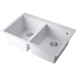 Кухонная мойка OMOIKIRI Bosen 80-2-WH(арт.4993839)