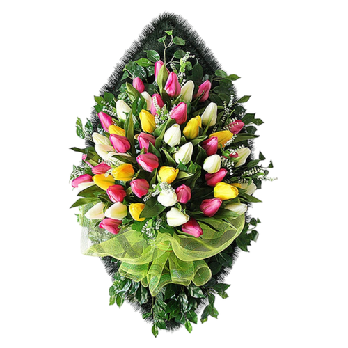 Венок на похороны «Премиум №26» (110 см)