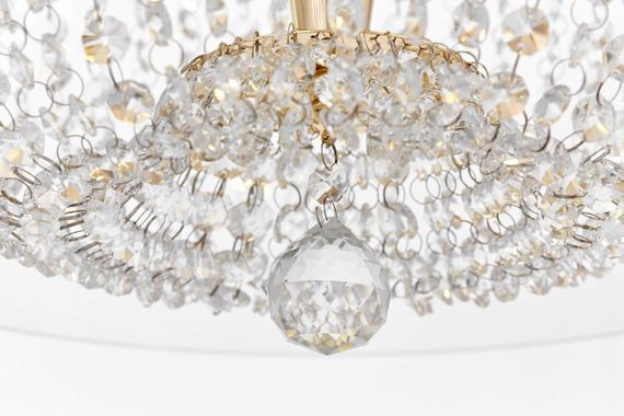 Подвесной светильник Lumina Deco Disposa LDP 7018-500 PR+F.GD