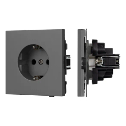 Механизм электрической розетки SCT-TENDO-MEU1-SFPL-GR (230V, 16A) (Arlight, -) 054640