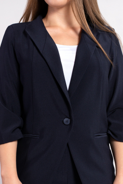 Жакет женский 3288АПА, Тёмно тёмно син #70ТТСи043288АП