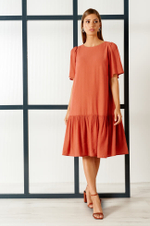 51401 Платье женское (красная глина)