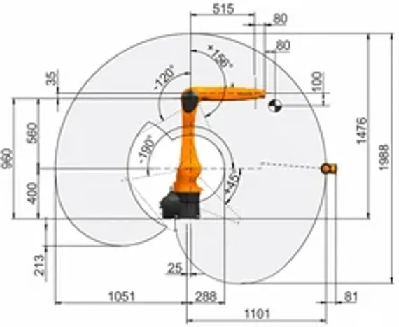 Промышленный робот KUKA KR AGILUS, KR 10 R900 HM-SC