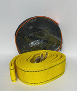 6Т-4.5М \ Трос буксировочный для автомобиля, 6 тонн, 4.5 метра, желтый, с крюками, AORUI, TG (1 шт.)