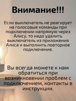 Умный выключатель ZigBee двухклавишный с Алисой