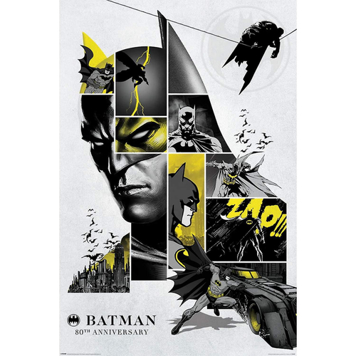 Лицензионный постер Бэтмен - "Batman (80th Anniversary)" - №301