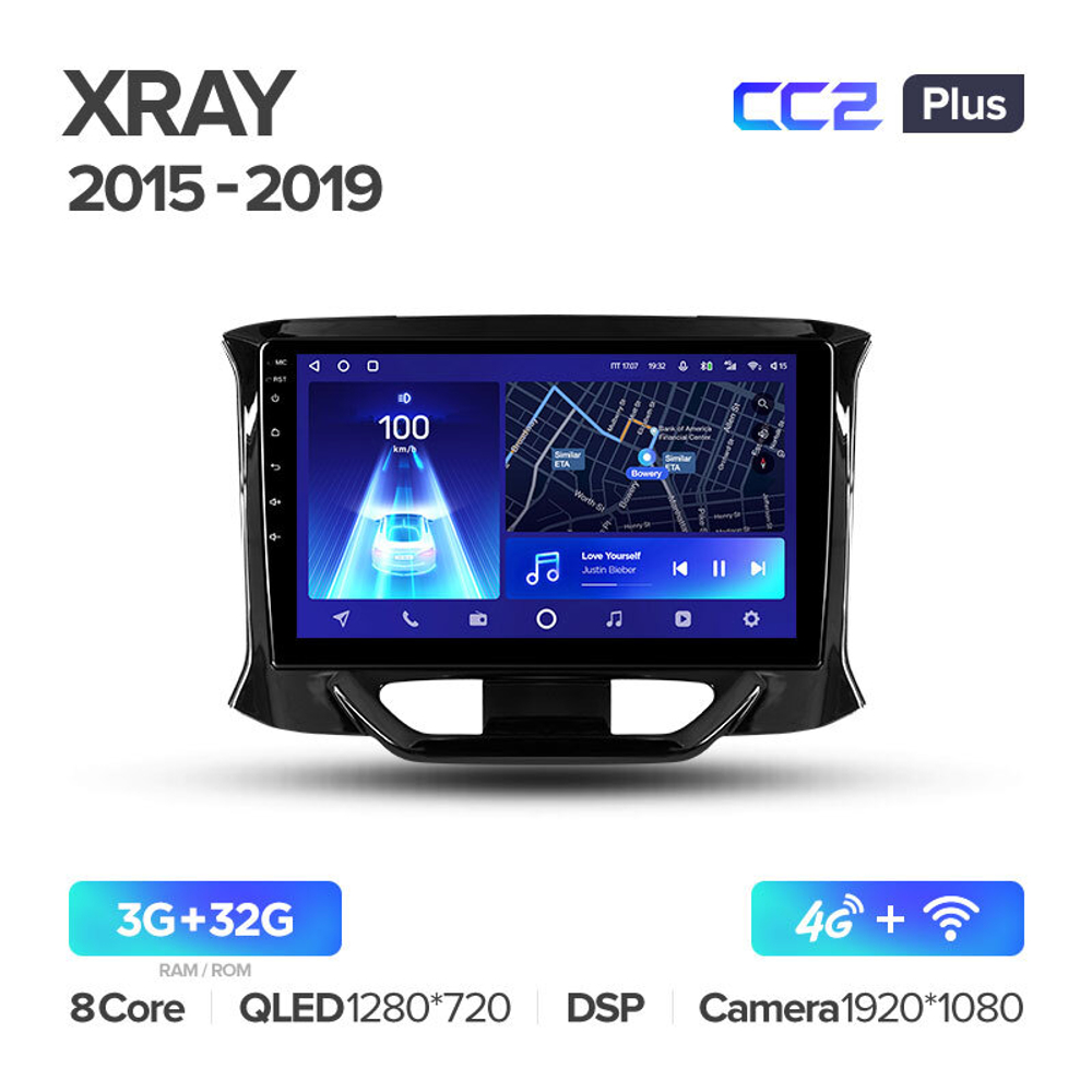 Teyes CC2 Plus 9"для LADA Xray 2015-2019