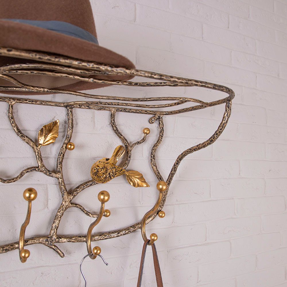 Вешалка настенная Терра кованая Амбер