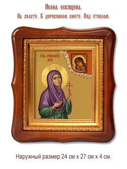 Вера Графова исповедница. Икона на холсте.