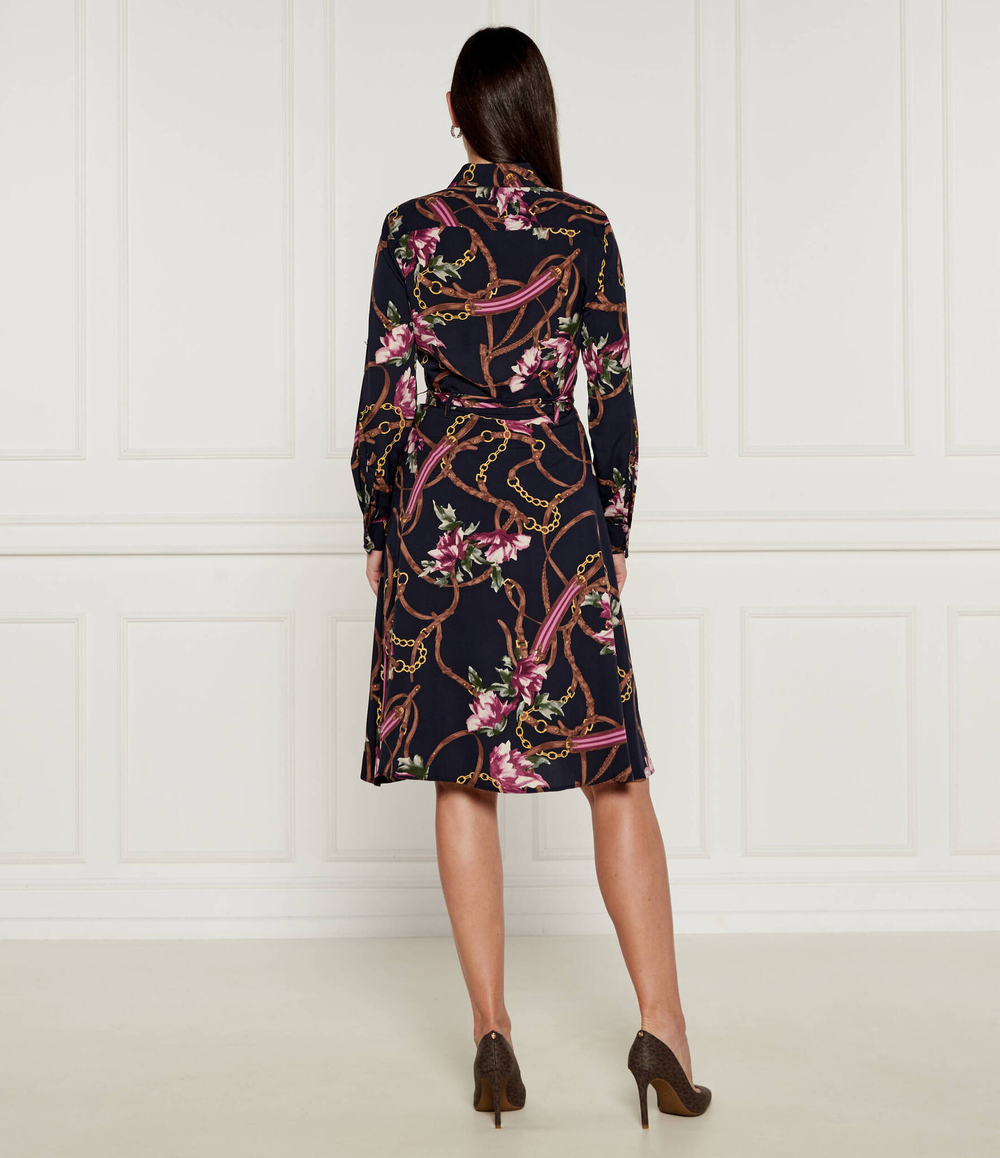 Платье с ремешком POLY LAUREN RALPH LAUREN - темно-синий(200940188)