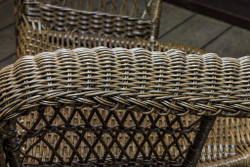 Кресло из искусственного ротанга МЭДИСОН «MEDISON» арт.М00130 brown с подушками на сидение