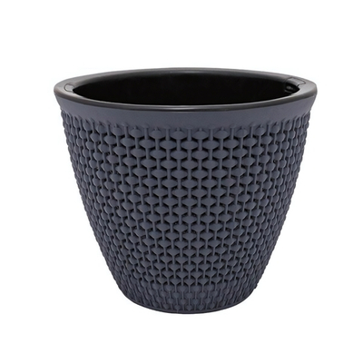 Кашпо "Ротанг" (2,25л.) Цв. Антрацит