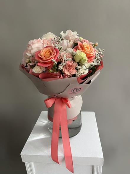 Букет «Персиковый джем»