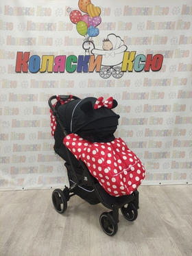 Коляска прогулочная Baballo Future 2024 Минни-маус (черная рама)
