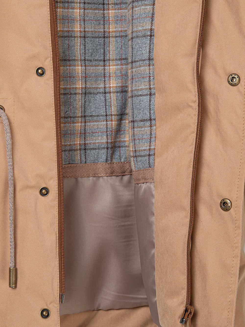 Парка демисезонная "Песок" 7+