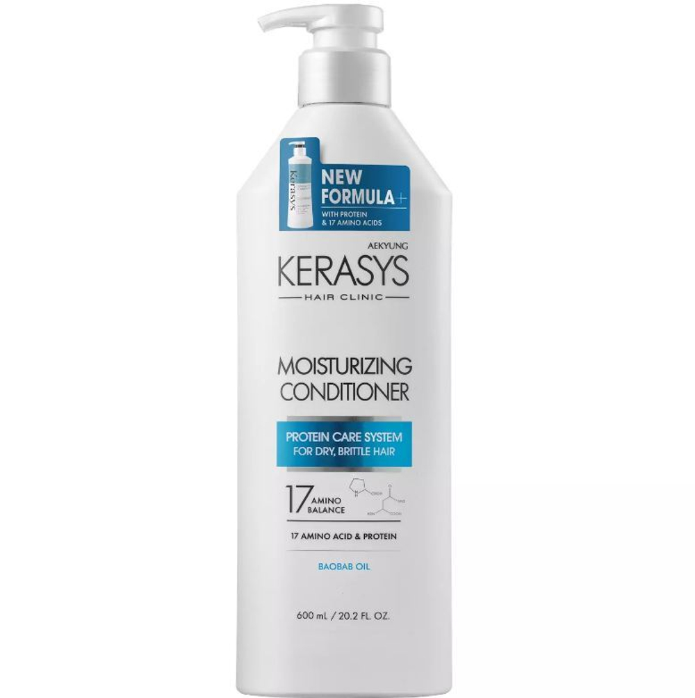 [KeraSys] Moisturizing conditioner - Кондиционер для волос увлажняющий, 600 мл