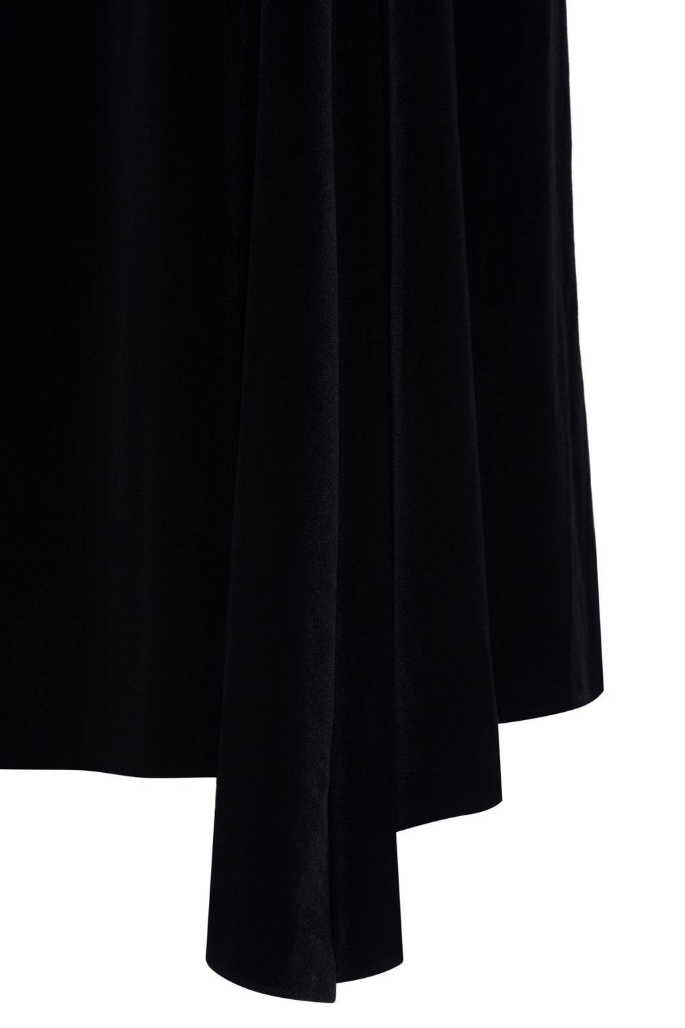 Юбка макси из бархата