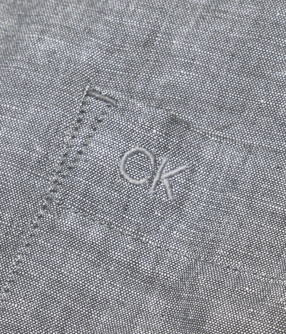 Льняная рубашка Calvin Klein - черный(K10K108664)