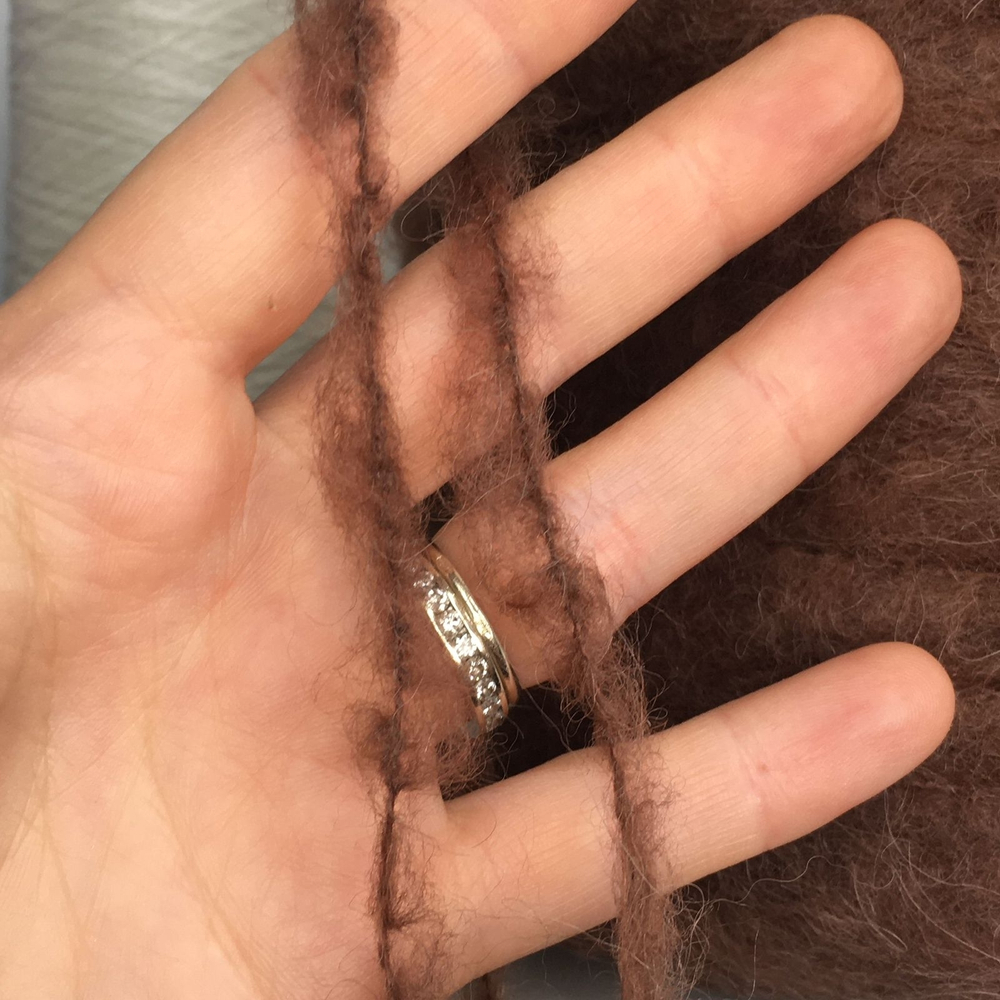 BUBBLE - Lineapiu; 36% baby альпака, 14% меринос, 40% п/а, 10% п/л; 220м/100гр; цвет: коричневый, «Шоколадный крем»