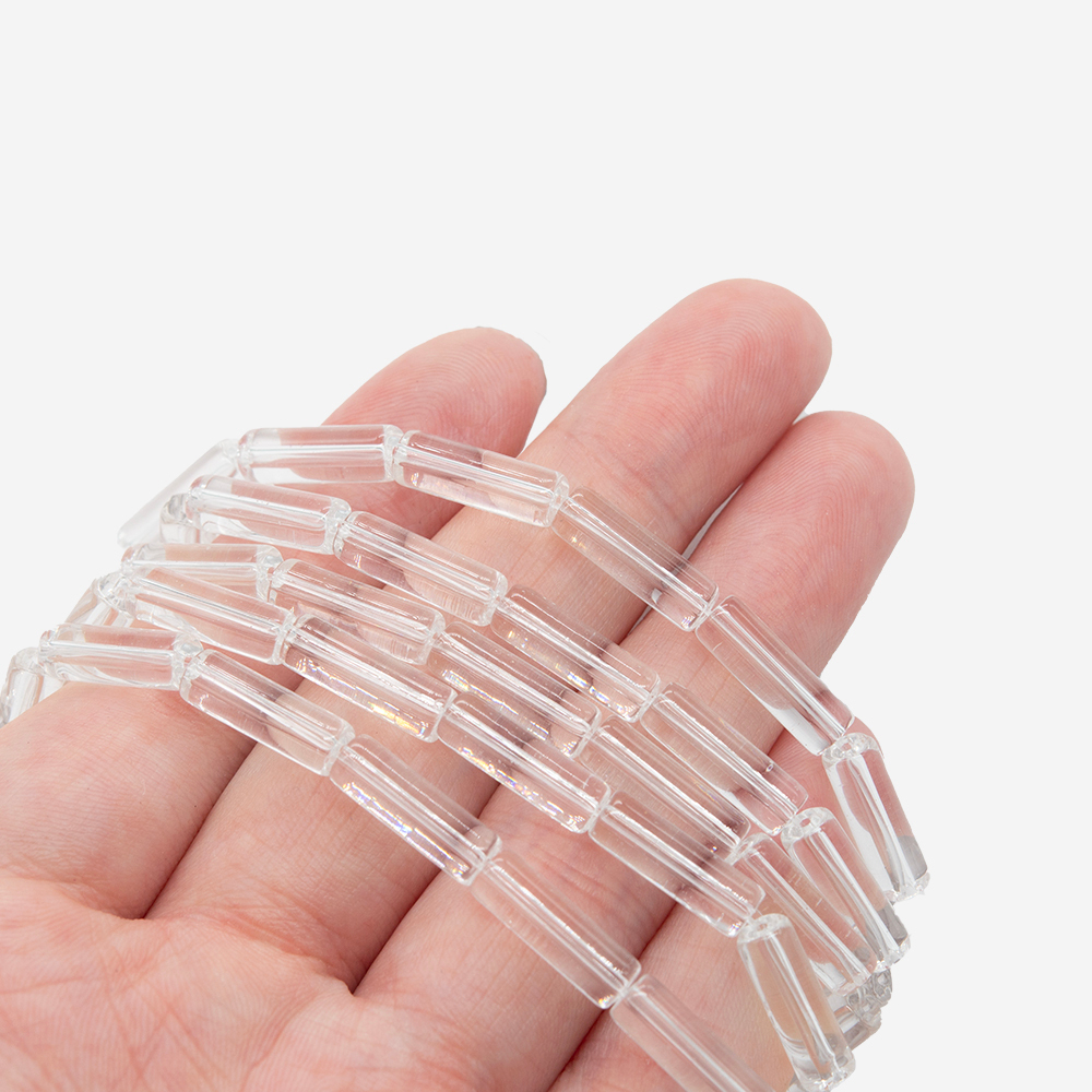 Горный хрусталь (имитация), трубочки, 4,5*13,5мм