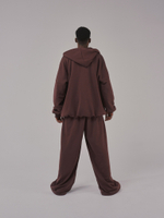 Zip-Up Hoodie LOGO French Roast