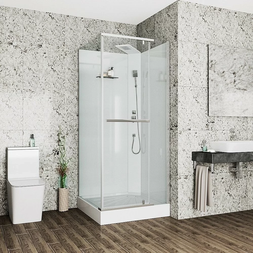 Душевая кабина Cerutti SPA Mimi 90T 90x90 прозрачная/хром