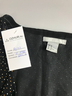 Платье H&M в мелкий стильный горошек 46 размер