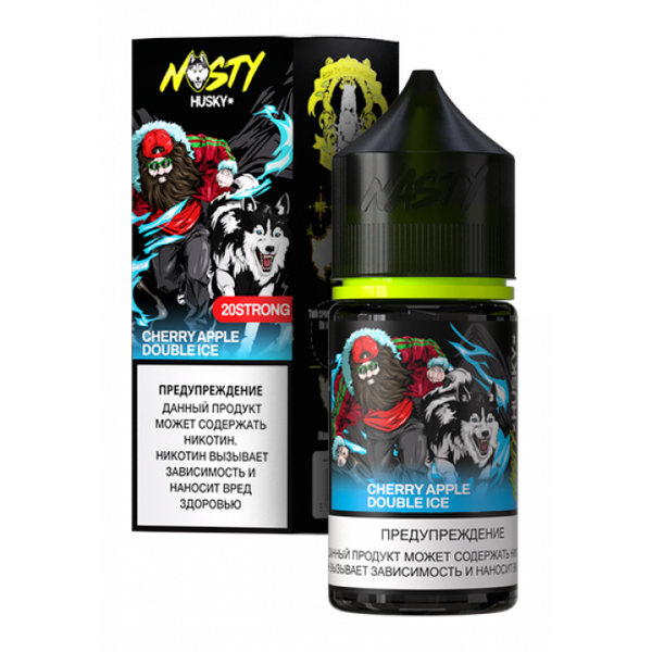 Купить Жидкость Nasty X Husky Import Salt 30 мл - Cherry Apple Double Ice (20 мг)