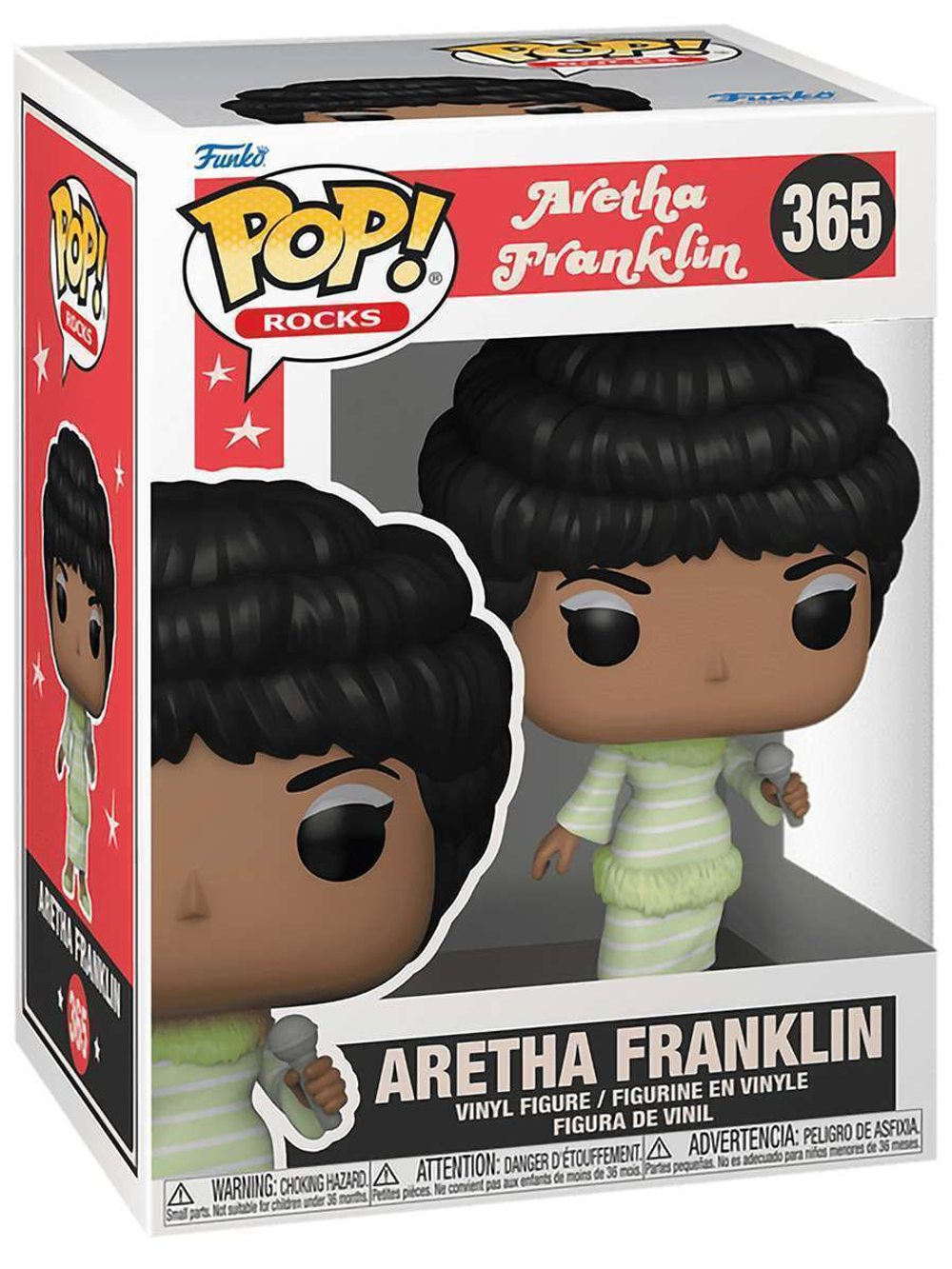 Фигурка Funko POP! Rocks Aretha Franklin Aretha Franklin (Green Dress) (365) 67452