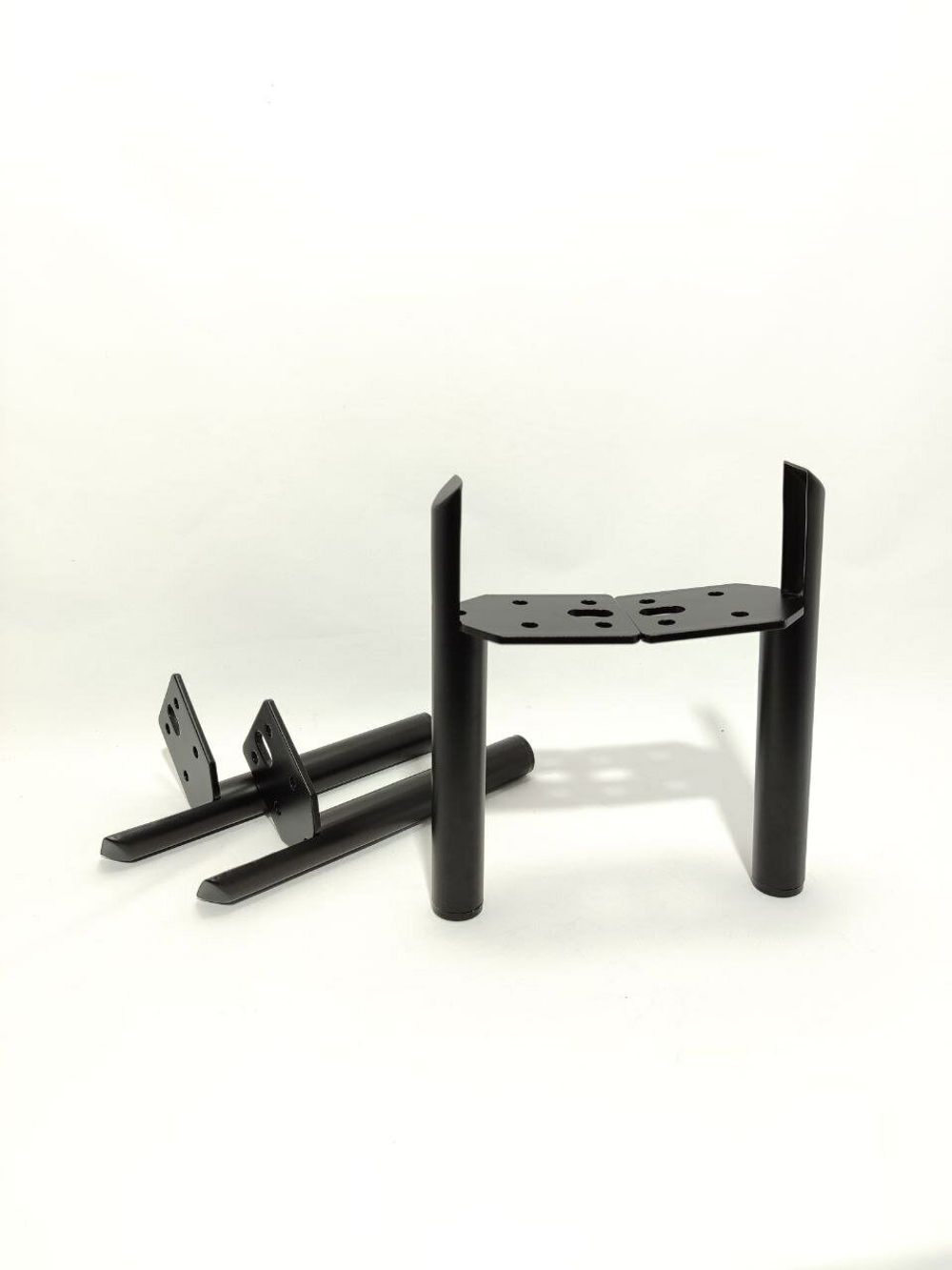 "Мебельные ножки стальные Штыки" Черные - 4 шт, 13 см