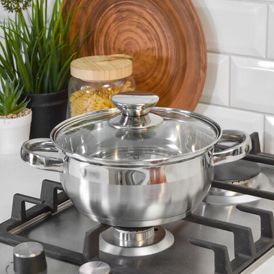 Набор кастрюль 3 предмета (1,4л, 2л, 3,6л) нерж "Classic"