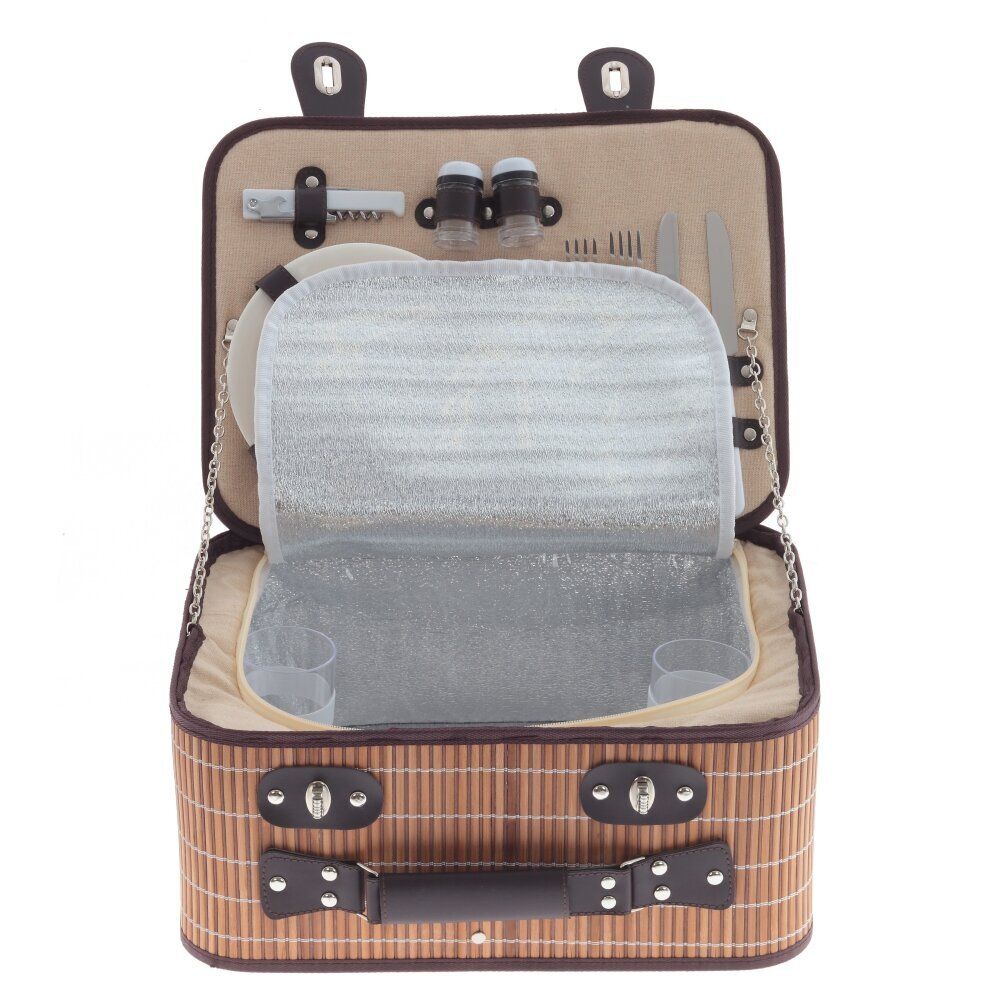 GAEM Корзина для пикника на 2 персоны с холодильным отделением, L40 W32 H17,5 см