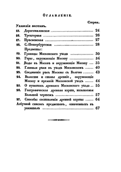 Указатель дорог от Кремля Московского | П. В. Хавский