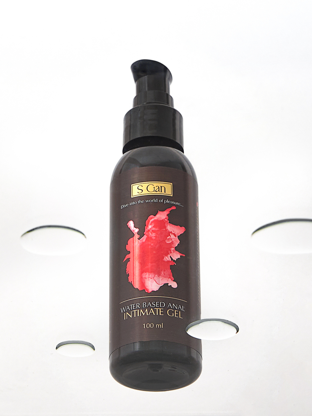 Лубрикант на водной основе для анального секса SGAN Sensual, 100 мл