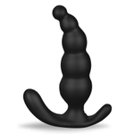 Черный анальный вибромассажер Dipper-RCT - 14,8 см.