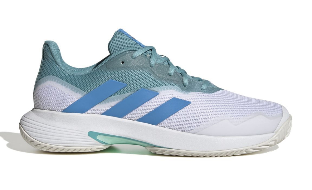 Мужские кроссовки теннисные Adidas CourtJam Control M - mint ton/pulse blue/cloud white