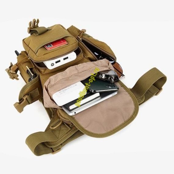Тактическая сумка на бедро Песок