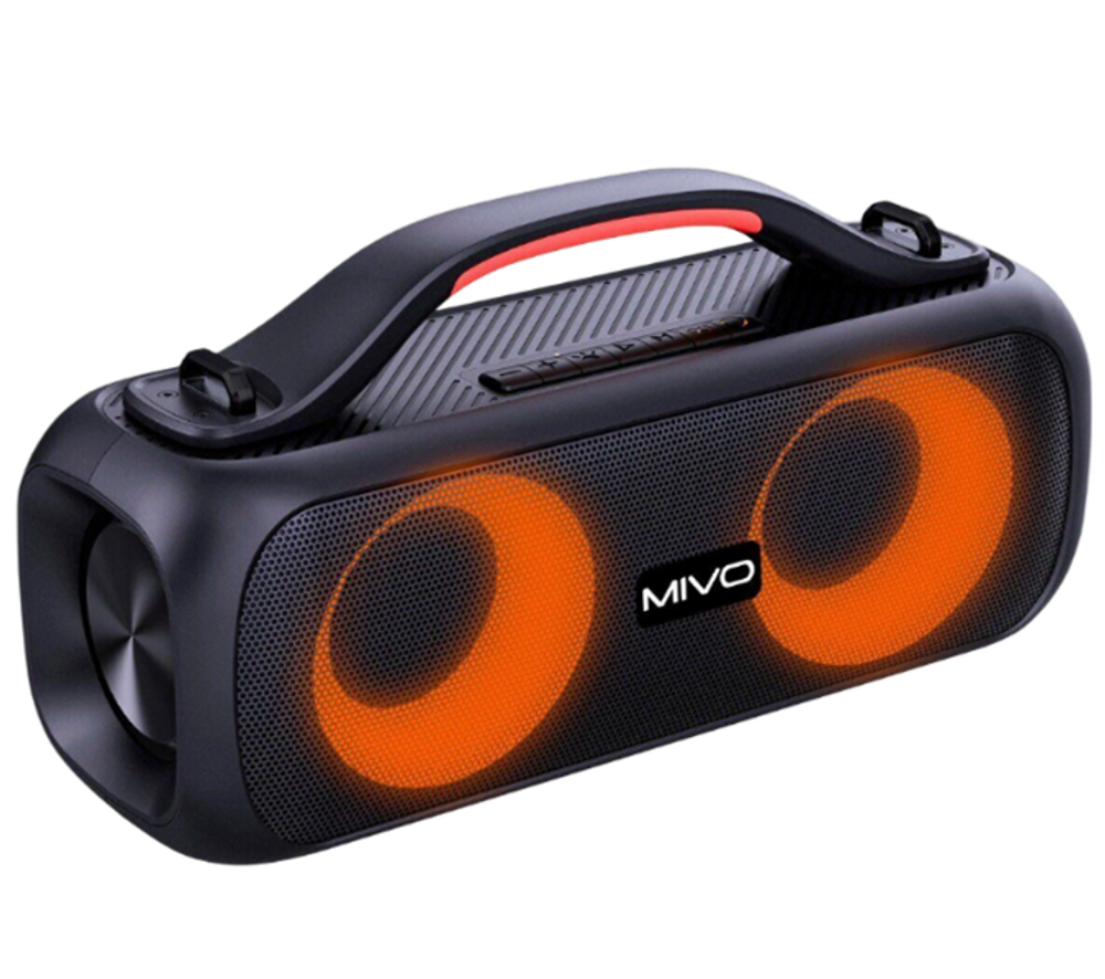 Беспроводная портативная колонка с FM-радио и RGB подсветкой MIvo M14