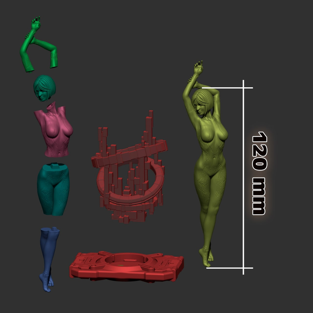 Halo Cortana Фигурка