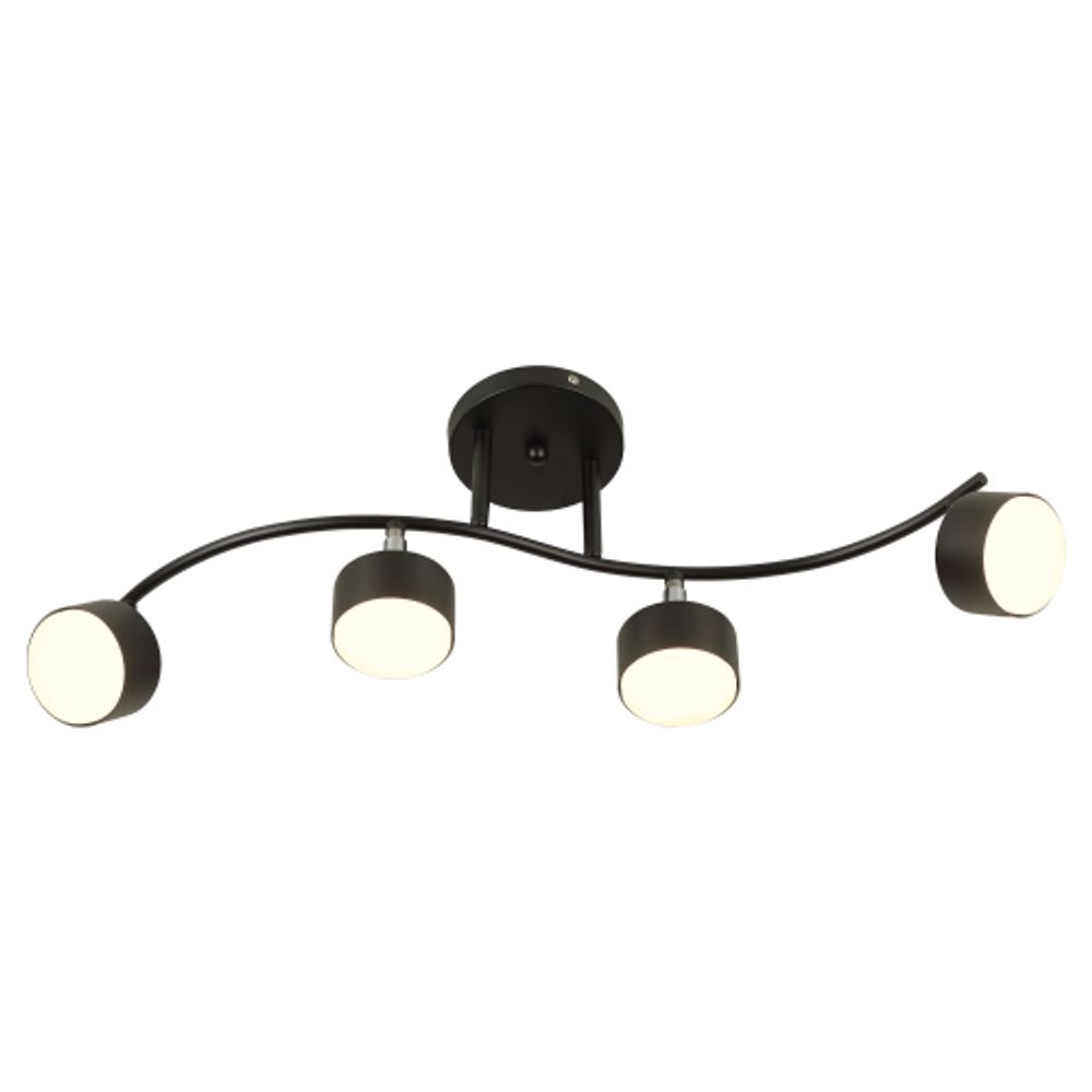 Светильник настенно-потолочный спот Rivoli   7074-704 4хGX53 15 Вт поворотный