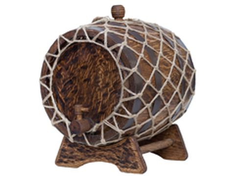 Бочка дубовая 10 л (Люкс) состаренная