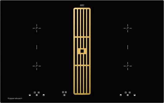 Индукционная стеклокерамич. панель Kuppersbusch KMI 8500.0 SR Gold